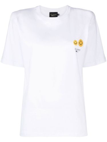 Smiley Logo Cotton T-shirt - Joshua Sanders - Modalova
