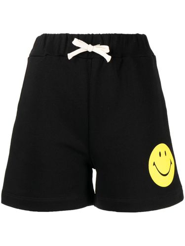 Smiley Logo Cotton Shorts - Joshua Sanders - Modalova