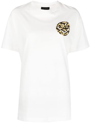 Smiley Logo Cotton T-shirt - Joshua Sanders - Modalova