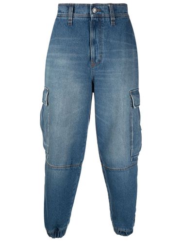 Denim Cotton Cargo Jeans - Ami Paris - Modalova