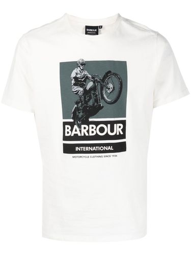 BARBOUR - Logo Cotton T-shirt - Barbour - Modalova