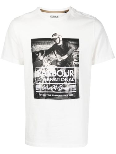 BARBOUR - Logo Cotton T-shirt - Barbour - Modalova