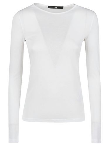 Long Sleeve Cotton Blend T-shirt - Liviana Conti - Modalova