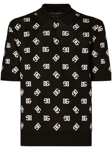 Printed Polo Shirt - Dolce & Gabbana - Modalova