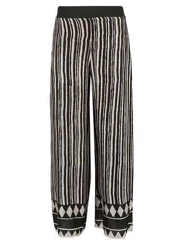 OBIDI - Striped Silk Trousers - Obidi - Modalova