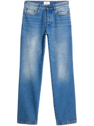 Straight Fit Denim Jeans - Ami Paris - Modalova
