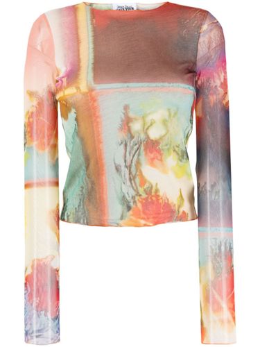Printed Long Sleeve Top - Jean Paul Gaultier - Modalova