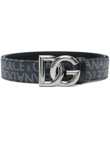 DOLCE & GABBANA - Dg Logo Belt - Dolce & Gabbana - Modalova