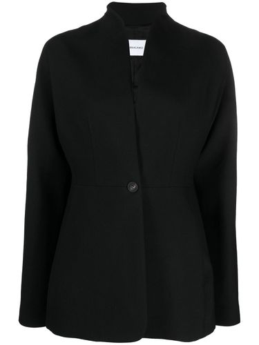 Wool Sngle-breasted Blazer Jacket - Ferragamo - Modalova