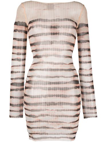 Striped Short Dress - Jean Paul Gaultier X Knwls - Modalova