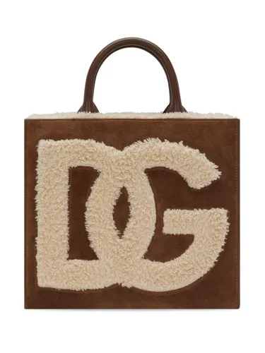 Dg Daily Small Suede Tote Bag - Dolce & Gabbana - Modalova