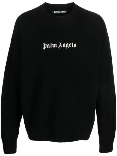 PALM ANGELS - Classic Logo Sweater - Palm Angels - Modalova