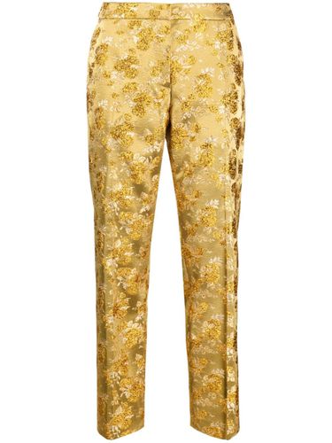 Straight Damask Trousers - Dries Van Noten - Modalova