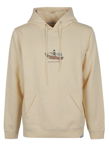 Printed Organic Cotton Hoodie - Edmmond Studios - Modalova