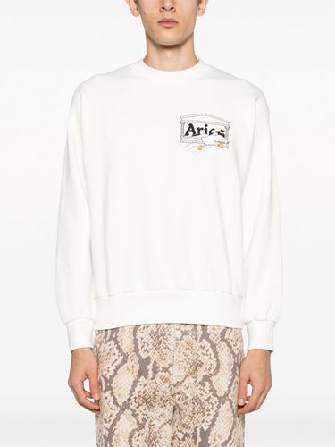 ARIES - Logo Cotton Sweatshirt - Aries - Modalova