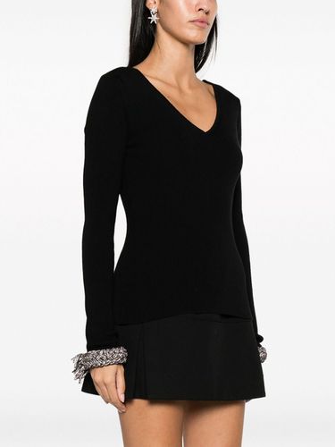 Crystal Embellished Wool Top - Giuseppe Di Morabito - Modalova