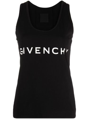 GIVENCHY - Logo Cotton Tank Top - Givenchy - Modalova