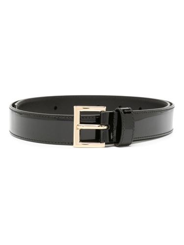 PRADA - Shiny Leather Logo Belt - Prada - Modalova