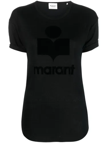 Koldi Logo Linen T-shirt - Marant Etoile - Modalova