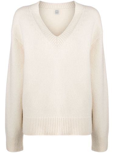 Wool And Cashmere Blend V-necked Jumper - Toteme - Modalova