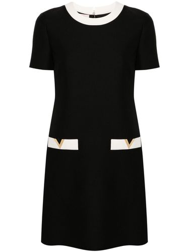 Wool And Silk Blend Shoert Dress - Valentino - Modalova