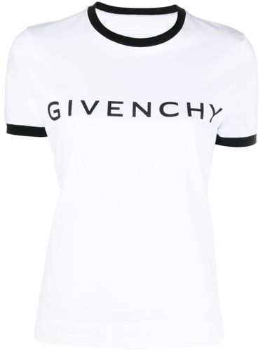 GIVENCHY - Logo Cotton T-shirt - Givenchy - Modalova