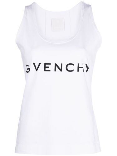 GIVENCHY - Logo Cotton Tank Top - Givenchy - Modalova