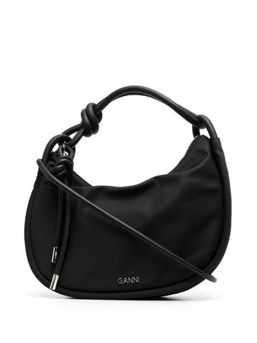 GANNI - Knot Baguette Nylon Handbag - Ganni - Modalova