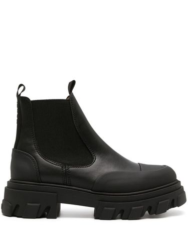 GANNI - Chelsea Low Leather Boots - Ganni - Modalova