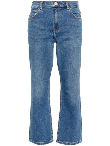 Cropped Flared Denim Jeans - Tory Burch - Modalova