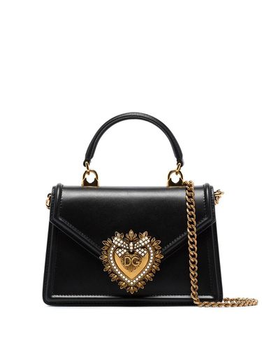 Devotion Small Leather Handbag - Dolce & Gabbana - Modalova