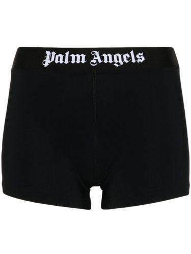PALM ANGELS - Logo Sport Shorts - Palm Angels - Modalova