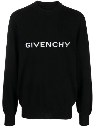 Logo Wool Crewneck Sweater - Givenchy - Modalova