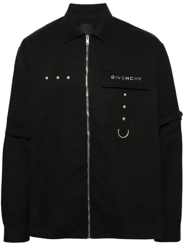 GIVENCHY - Cotton Zip-up Shirt - Givenchy - Modalova