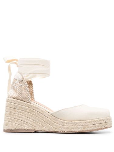 Tina Raffia Wedge Espadrilles - Castaner since 1927 - Modalova