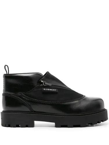 Storm Leather Ankle Boots - Givenchy - Modalova