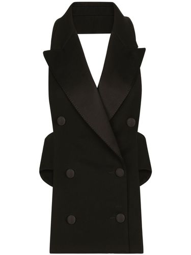 Wool Double-breasted Vest - Dolce & Gabbana - Modalova