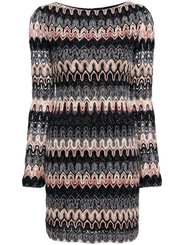 Zigzag Pattern Short Dress - Missoni - Modalova