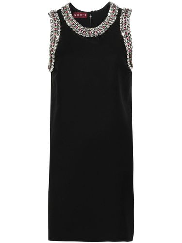 Crystal Embellished Mini Dress - Gucci - Modalova