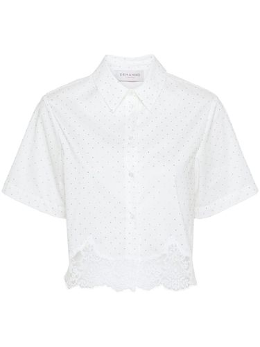 ERMANNO - Embroidered Cotton Shirt - Ermanno - Modalova