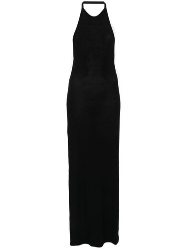 Wool Blend Long Pencil Dress - Saint Laurent - Modalova