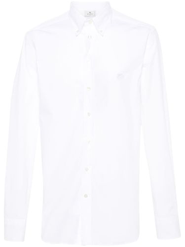 ETRO - Logo Cotton Shirt - Etro - Modalova