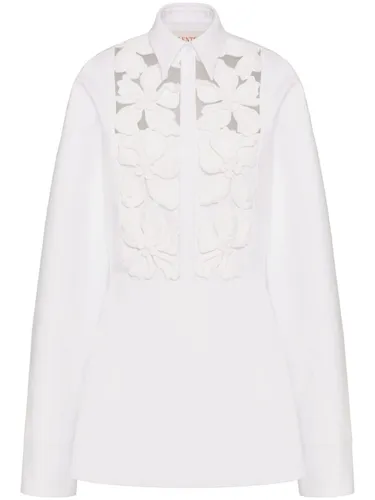 Embroidered Cotton Dress - Valentino - Modalova