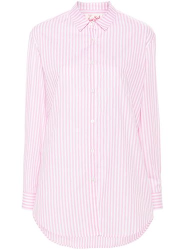 Striped Cotton Shirt - Mc2 Saint Barth - Modalova