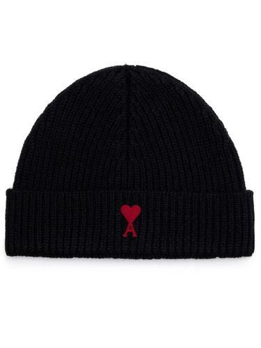 Ami De Coeur Wool Beanie - Ami Paris - Modalova