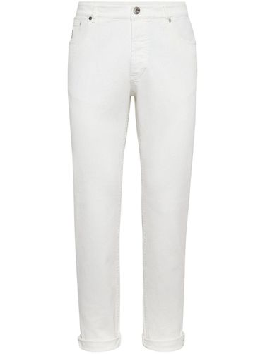 Denim Cotton Trousers - Brunello Cucinelli - Modalova