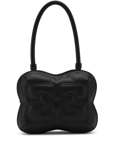 Butterfly Recycled Leather Handbag - Ganni - Modalova