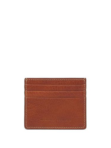 Leather Credit Card Holder - Brunello Cucinelli - Modalova