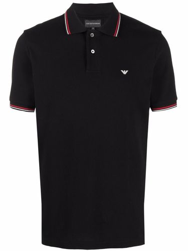 Logo Cotton Polo Shirt - Emporio Armani - Modalova