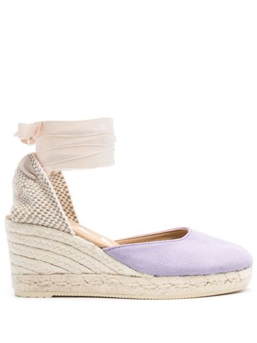 Hamptons Suede Low Wedge Espadrilles - Manebi - Modalova